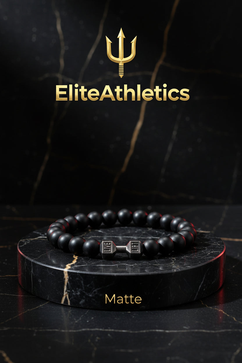 Elite Volcanic Stone Dumbbell Strength Bracelet