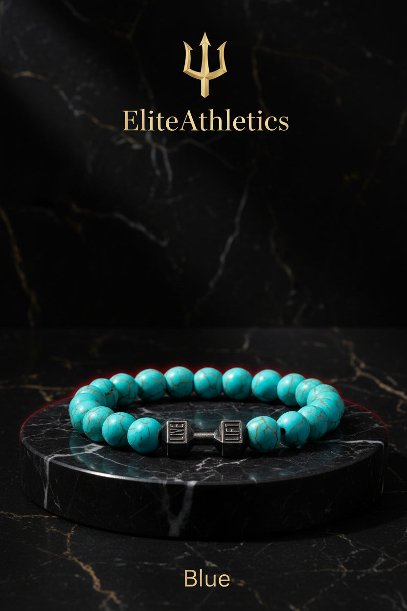 Elite Volcanic Stone Dumbbell Strength Bracelet