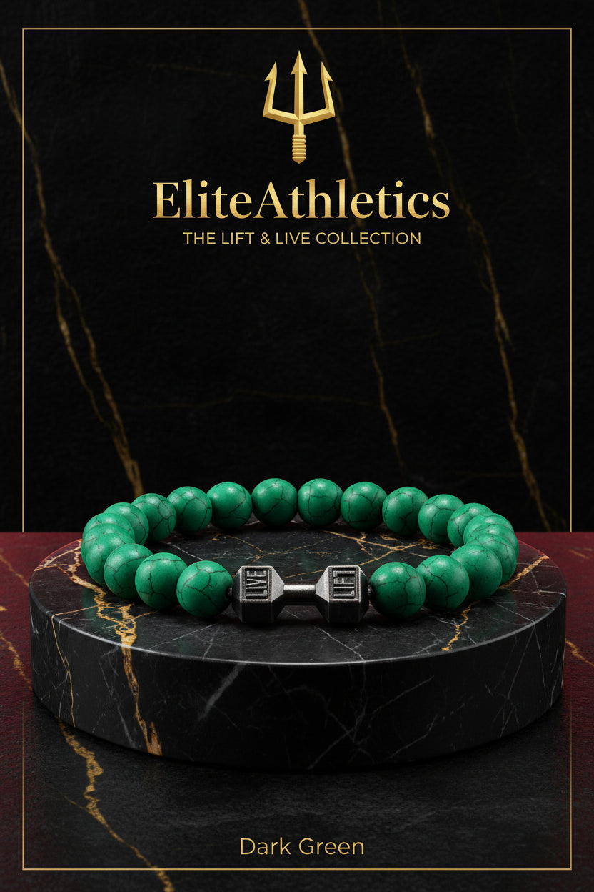 Elite Volcanic Stone Dumbbell Strength Bracelet