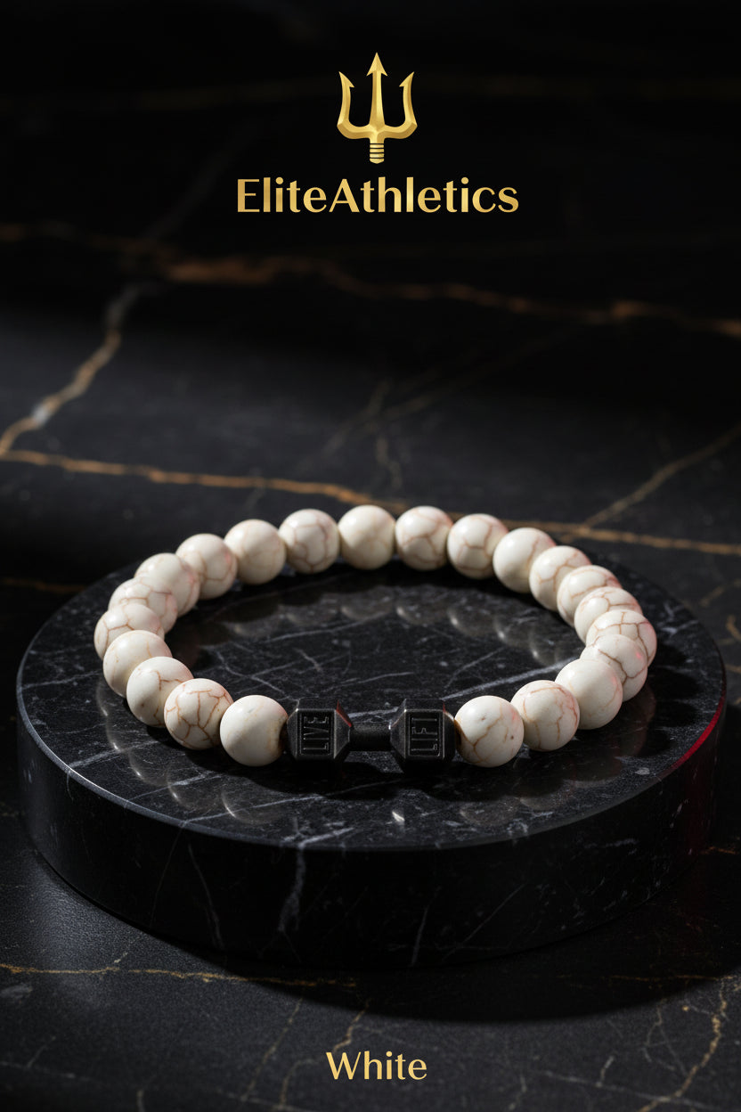 Elite Volcanic Stone Dumbbell Strength Bracelet