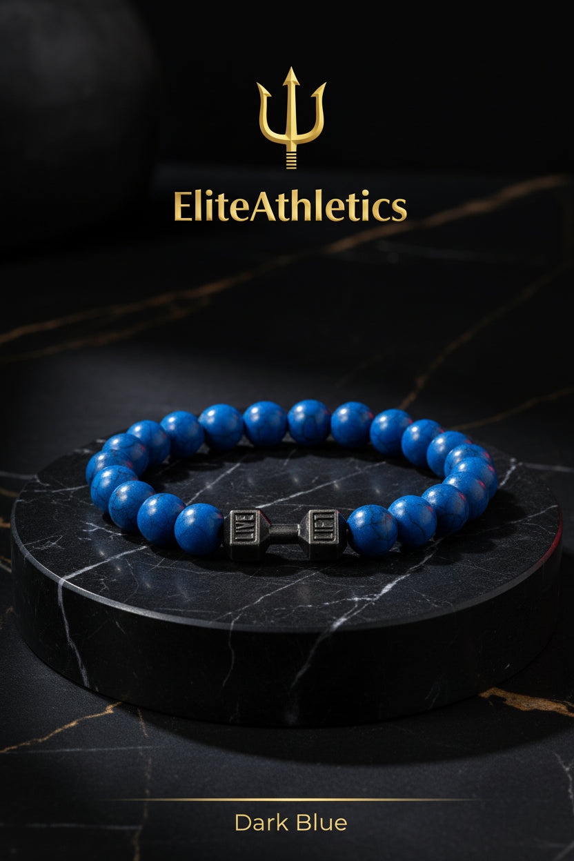 Elite Volcanic Stone Dumbbell Strength Bracelet
