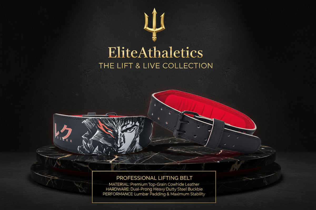 Elite Premium Cowhide Leather Lifting Belt (Fade-Proof Graphic Edition)