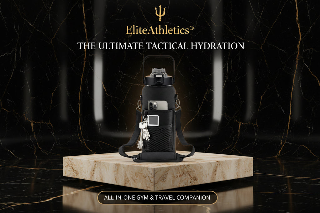 Elite Pro Gym Jug 64oz | Phone & Key Storage Included