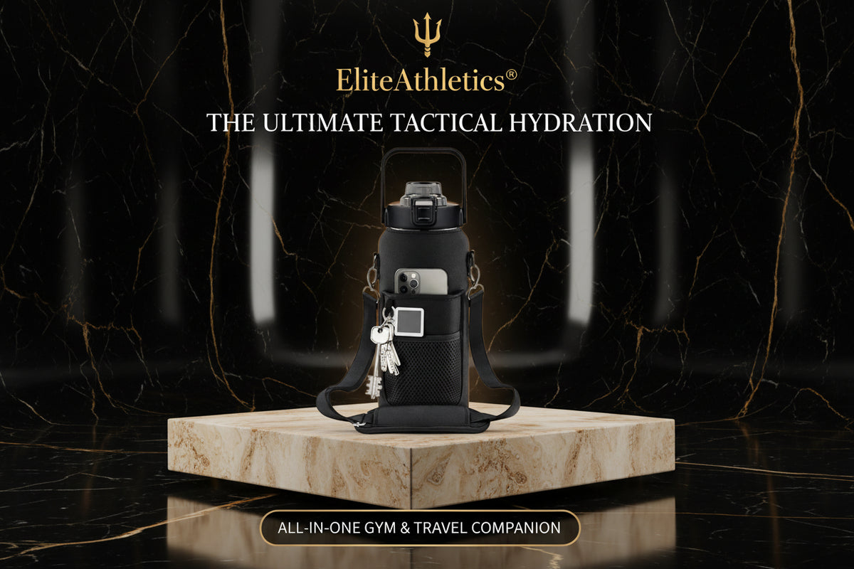 Elite Pro Gym Jug 64oz | Phone & Key Storage Included
