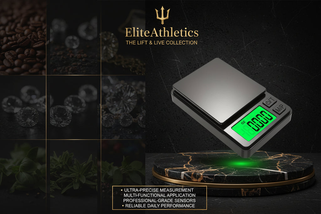 Elite Macro Scale 0.1g Precision  Portable Digital Food Scale with Backlit LCD