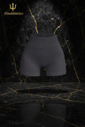 Elite Ribbed Contour High-Waist Shorts | Earth-Tone Sculpt & Shape