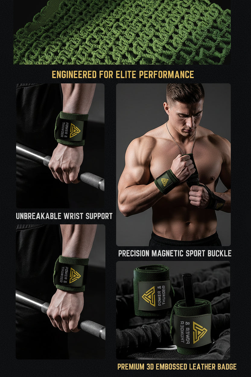 Elite Pro-Support Wrist Wraps | Heavy Lifting Stability