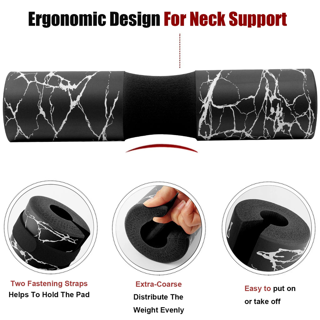 Elite Marble Barbell Pad – Zero Neck & Hip Pain Support