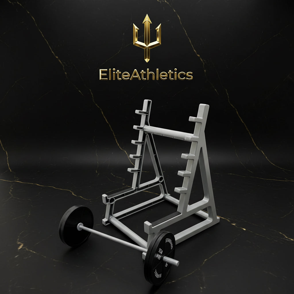 Elite Mini Barbell Squat Rack | Desk Organizer & Phone Stand