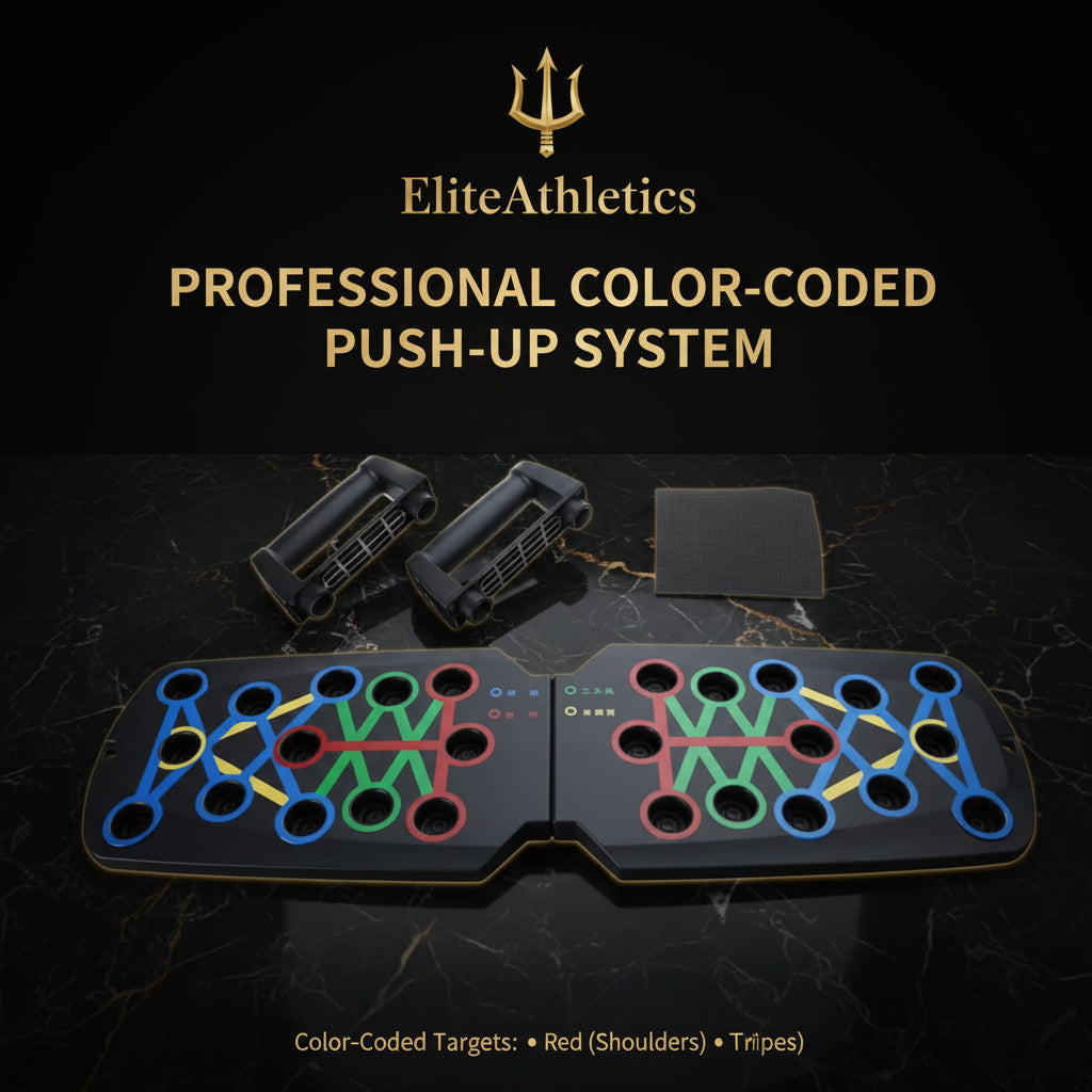 Elite Core-Grip 9-in-1 Pro Push-Up Board | Multi-Function Home Workout System