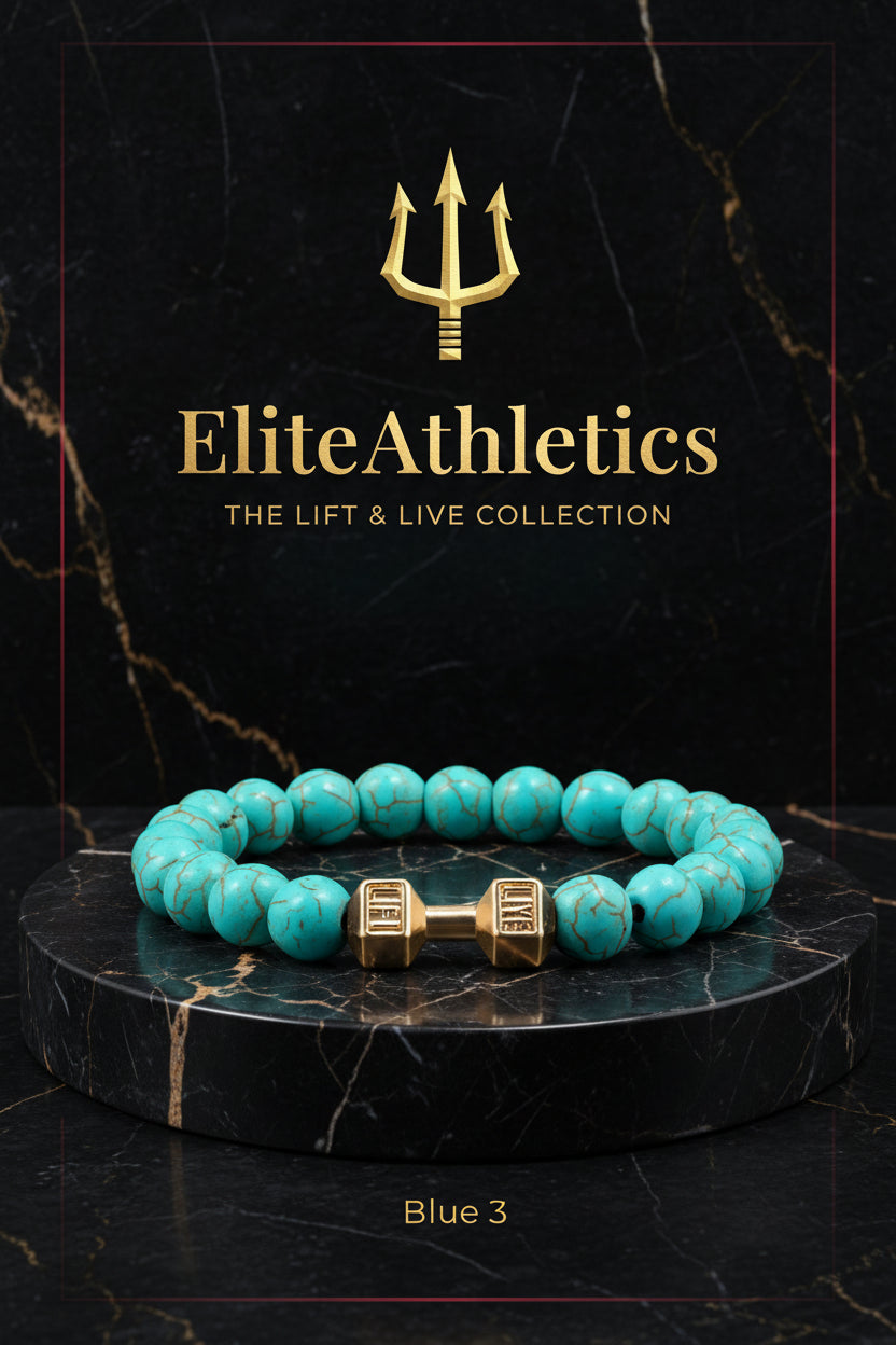 Elite Volcanic Stone Dumbbell Strength Bracelet