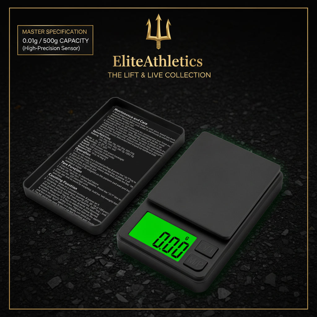 Elite Macro Scale 0.1g Precision  Portable Digital Food Scale with Backlit LCD