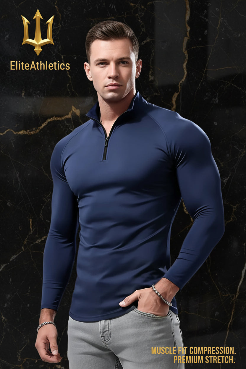 Elite Pro Zip Compression Shirt