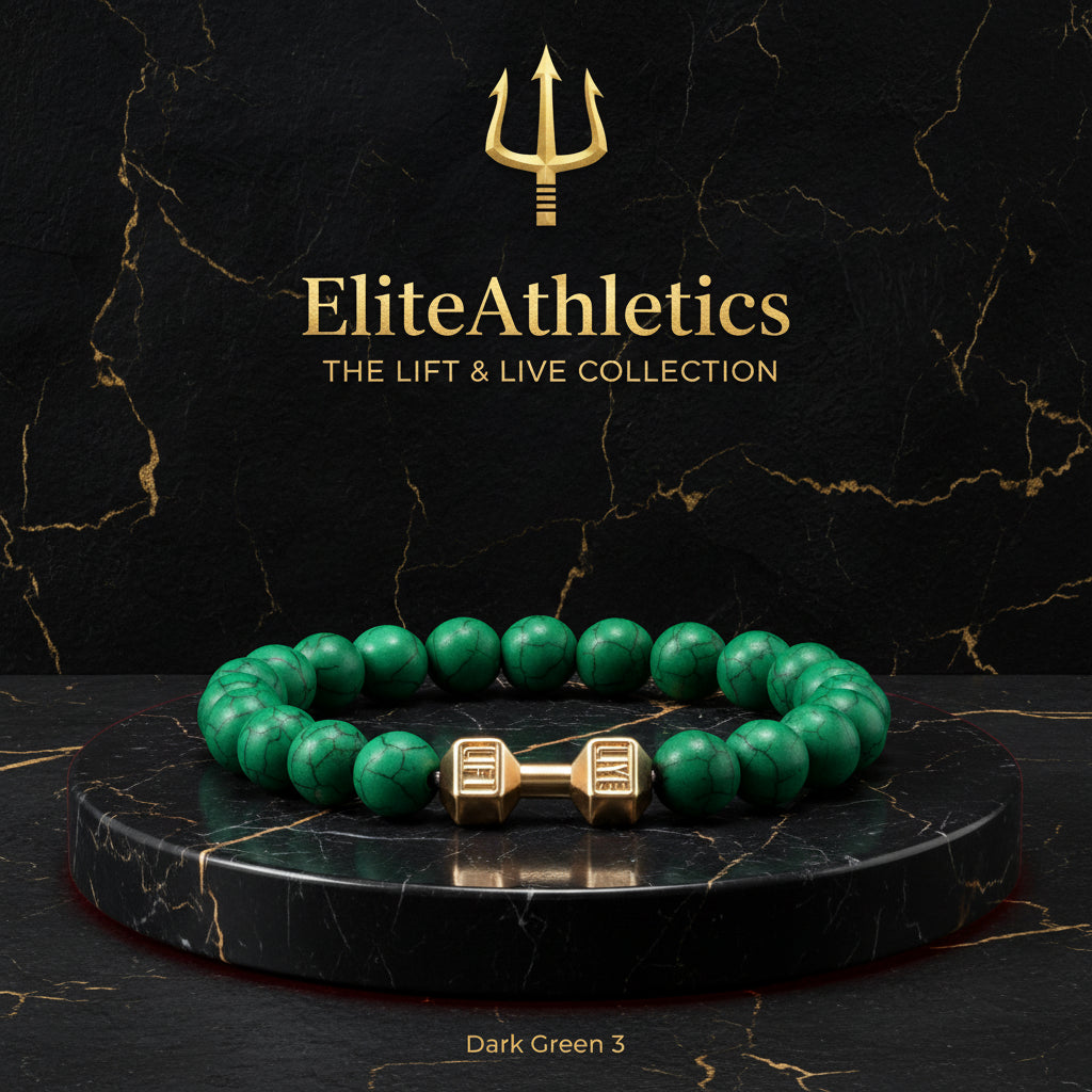 Elite Volcanic Stone Dumbbell Strength Bracelet