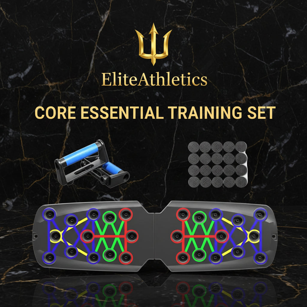 Elite Core-Grip 9-in-1 Pro Push-Up Board | Multi-Function Home Workout System