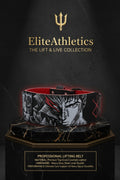 Elite Premium Cowhide Leather Lifting Belt (Fade-Proof Graphic Edition)
