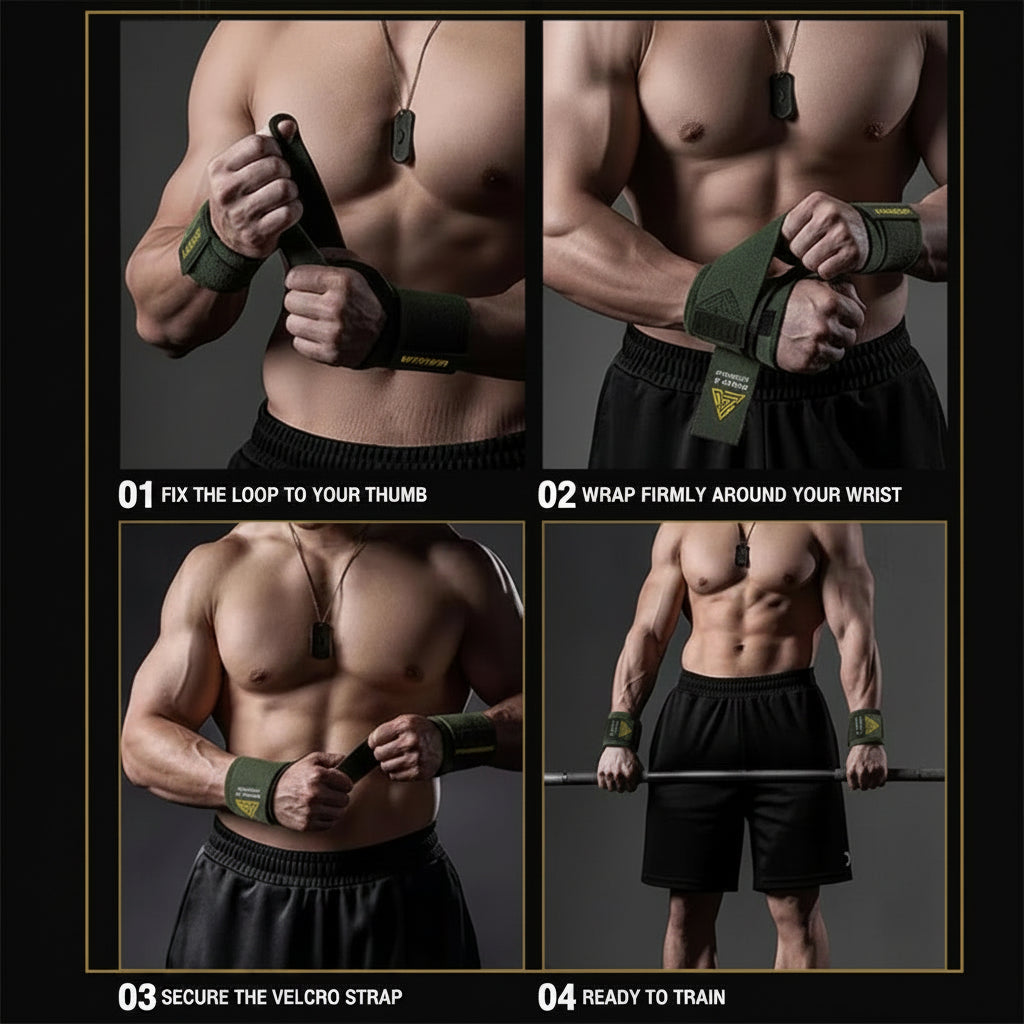 Elite Pro-Support Wrist Wraps | Heavy Lifting Stability