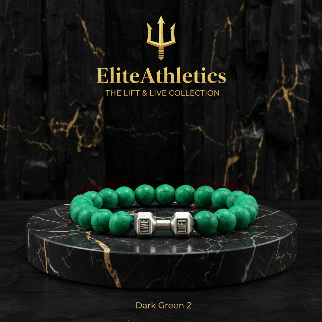 Elite Volcanic Stone Dumbbell Strength Bracelet