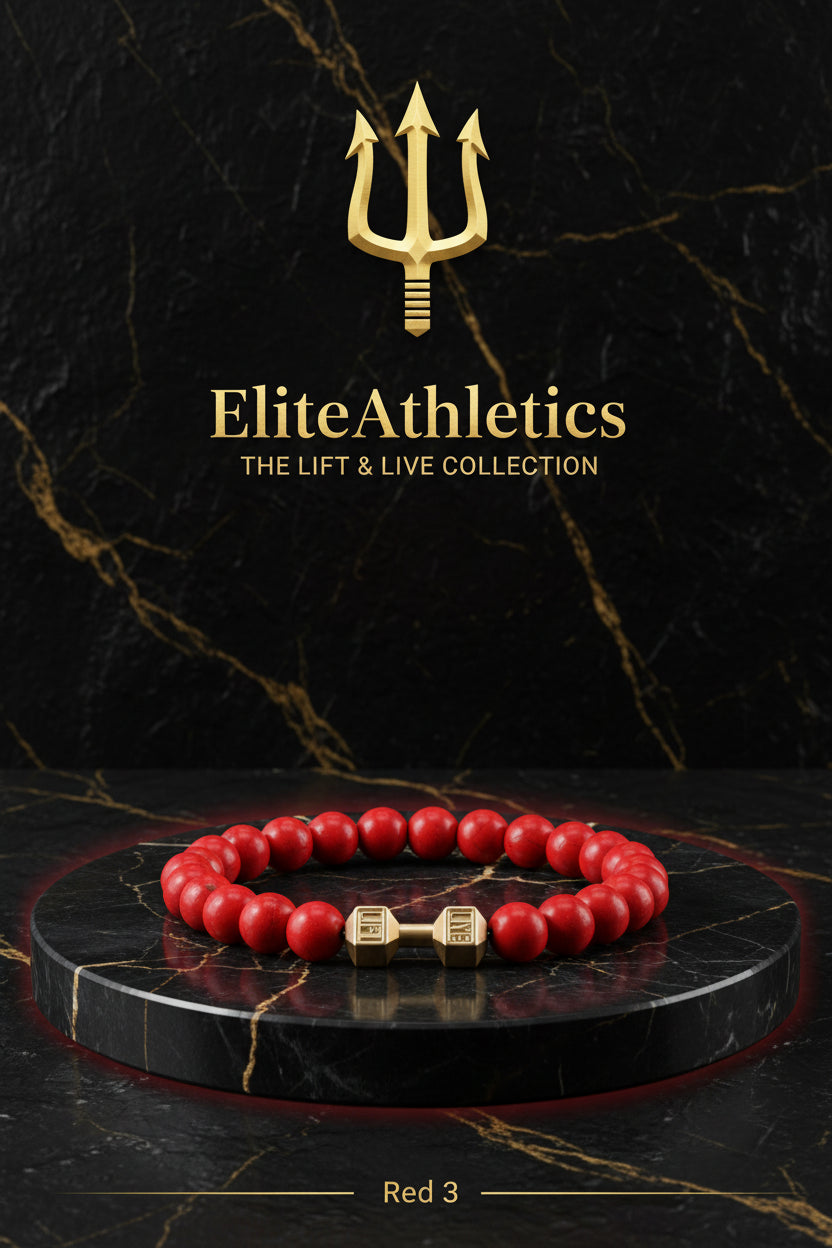 Elite Volcanic Stone Dumbbell Strength Bracelet
