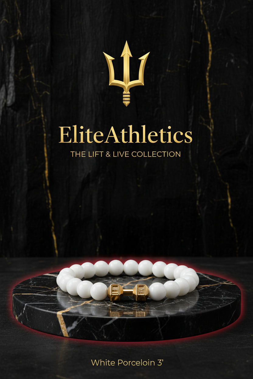 Elite Volcanic Stone Dumbbell Strength Bracelet
