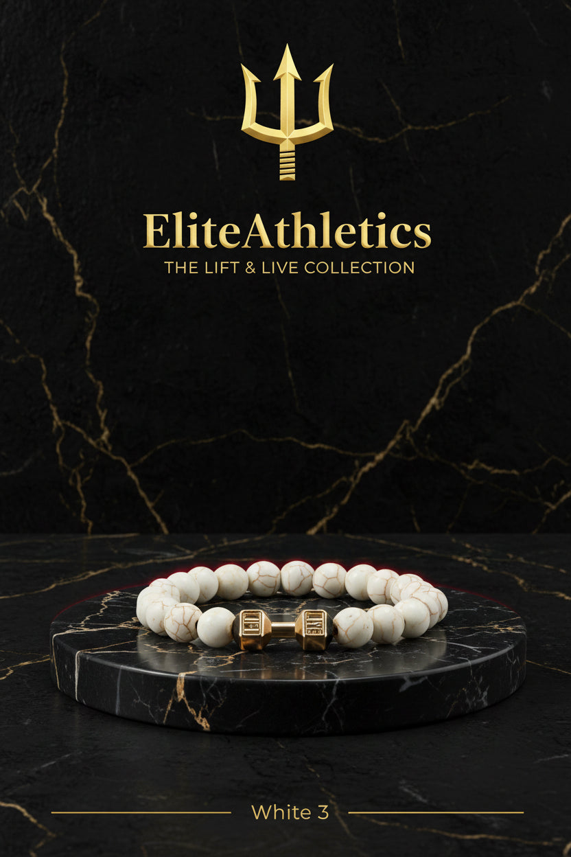Elite Volcanic Stone Dumbbell Strength Bracelet