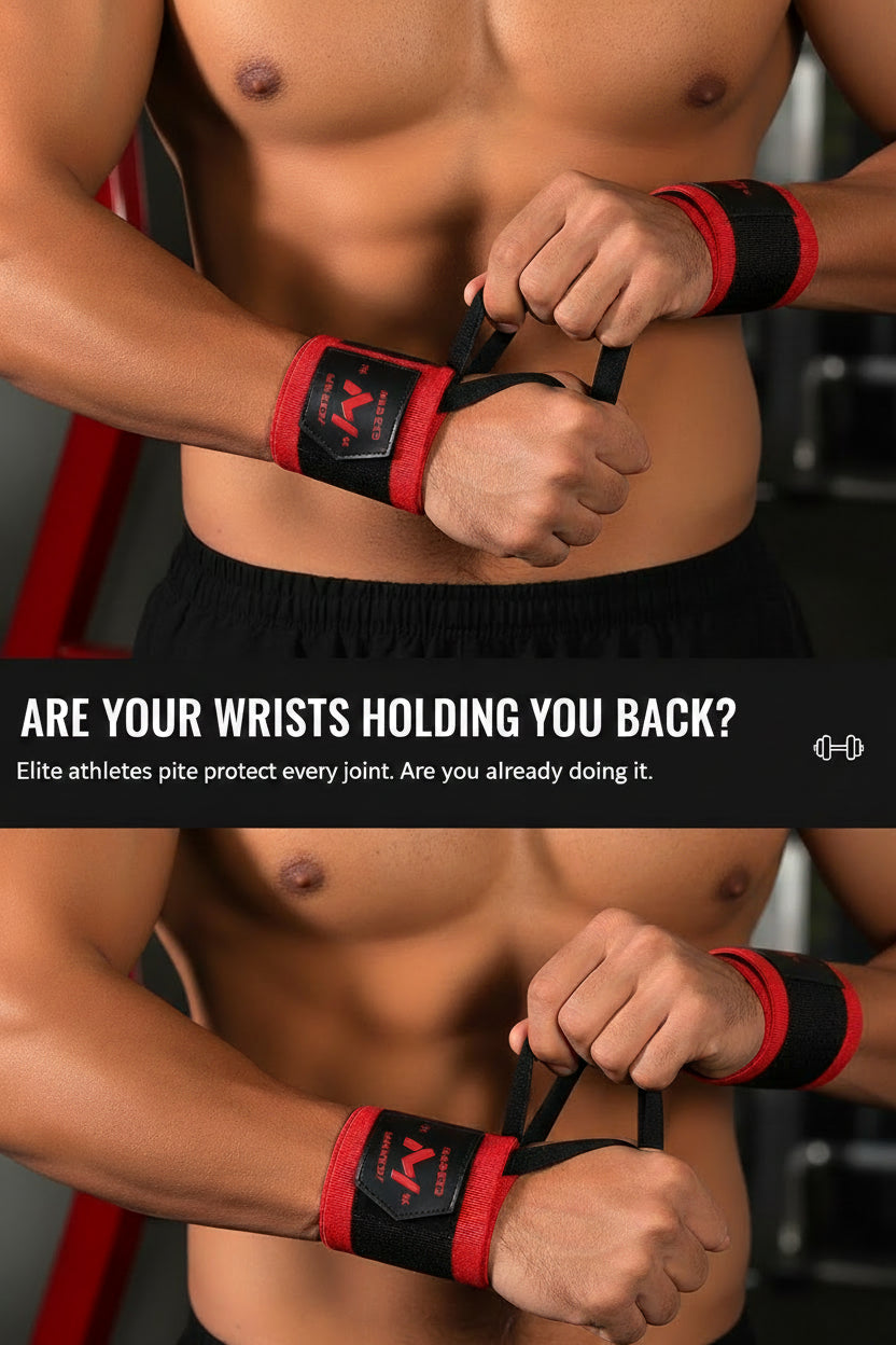 Elite Pro-Support Wrist Wraps | Heavy Lifting Stability
