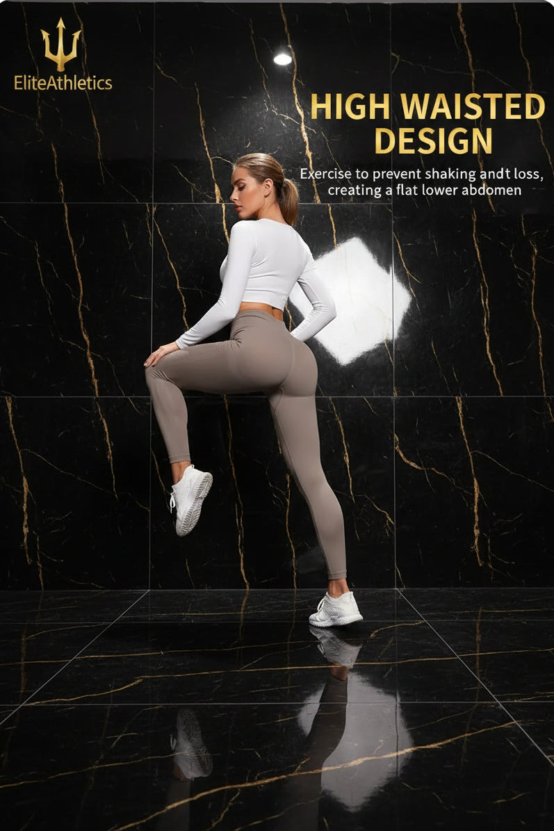 Elite Sculpt-Lift High Waist Leggings | Seamless Tummy Control & Booty Lift