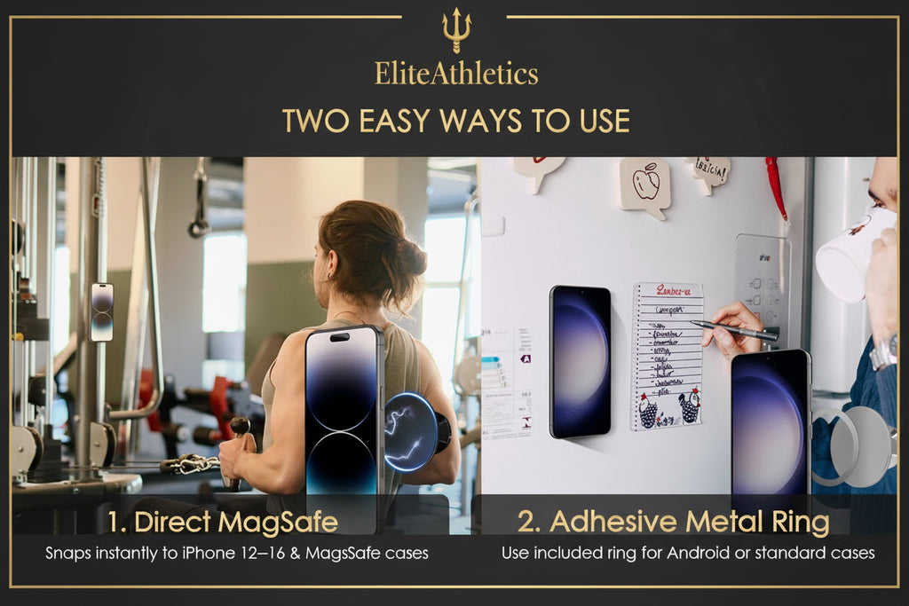 Elite Dual Magnetic Gym Phone Mount