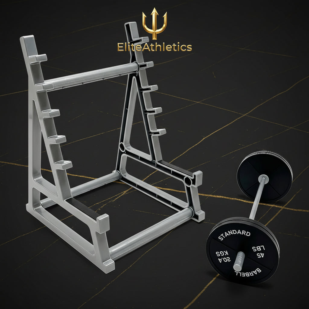 Elite Mini Barbell Squat Rack | Desk Organizer & Phone Stand