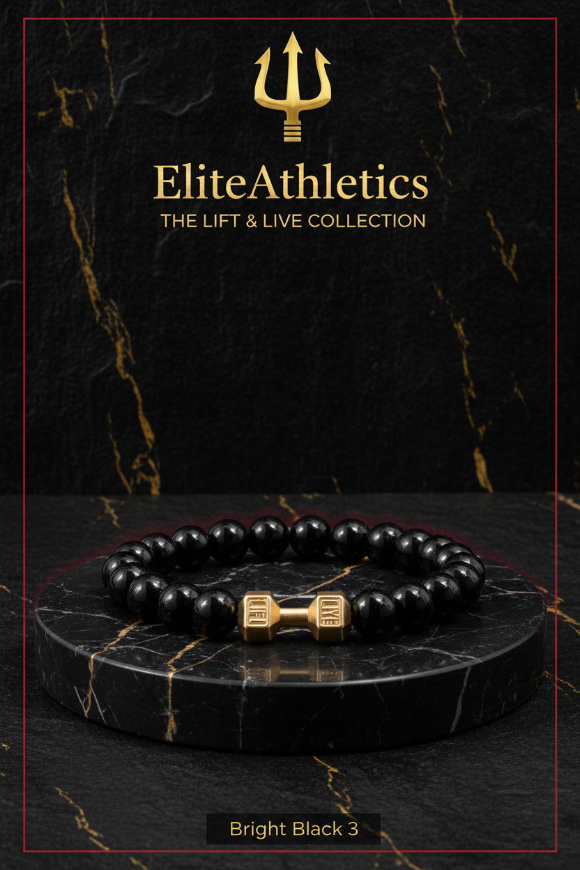 Elite Volcanic Stone Dumbbell Strength Bracelet