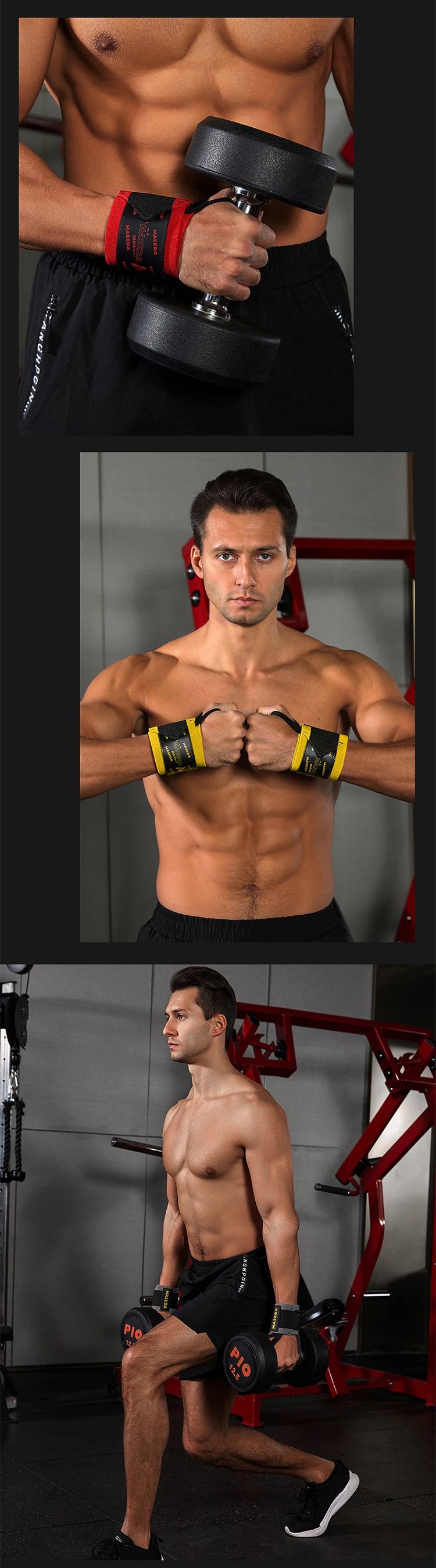 Elite Pro-Support Wrist Wraps | Heavy Lifting Stability