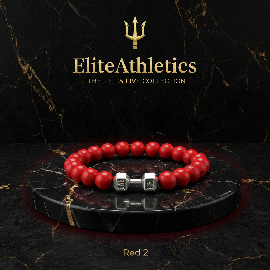 Elite Volcanic Stone Dumbbell Strength Bracelet