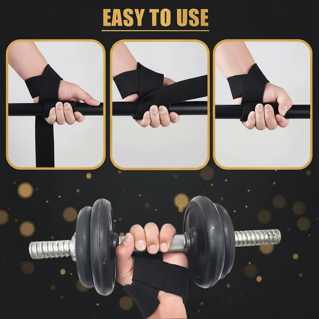 Elite Power-Grip Lifting Straps | Lock Your Lift, Break Your Limits