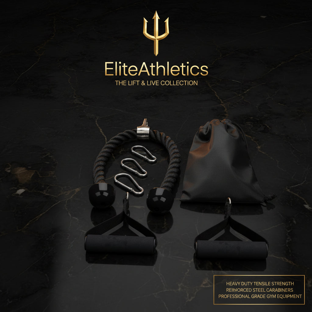 Elite Cable Machine Attachment Set (7-Piece Kit)