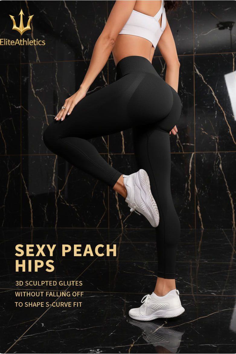 Elite Sculpt-Lift High Waist Leggings | Seamless Tummy Control & Booty Lift