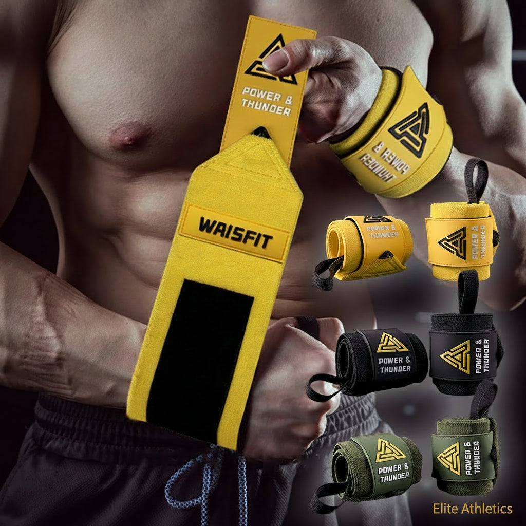 Elite Pro-Support Wrist Wraps | Heavy Lifting Stability