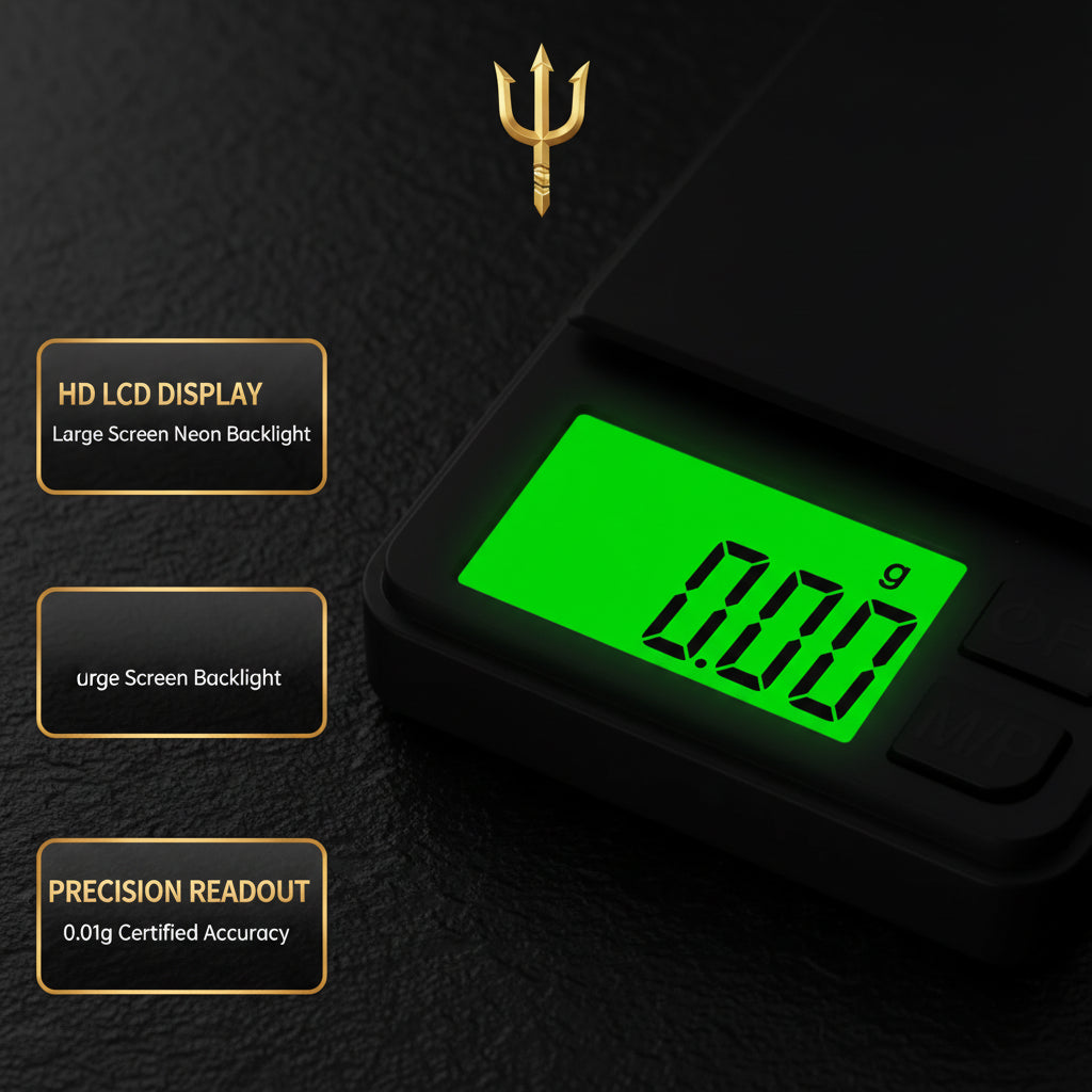Elite Macro Scale 0.1g Precision  Portable Digital Food Scale with Backlit LCD