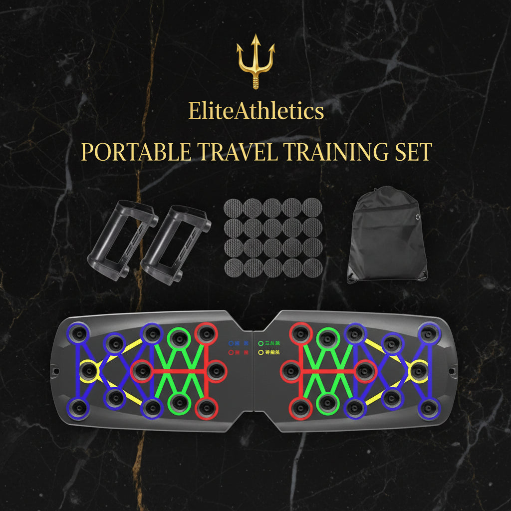 Elite Core-Grip 9-in-1 Pro Push-Up Board | Multi-Function Home Workout System