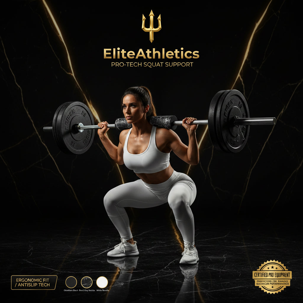 Elite Marble Barbell Pad – Zero Neck & Hip Pain Support