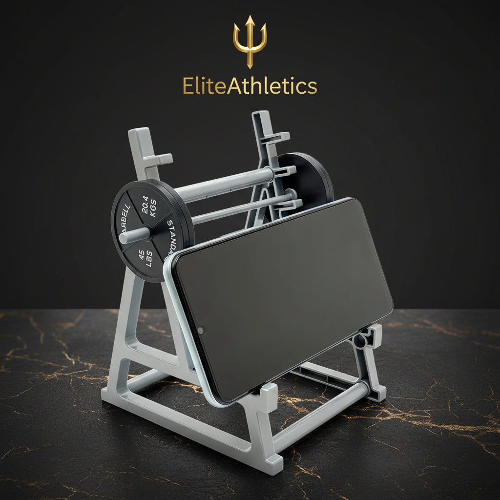 Elite Mini Barbell Squat Rack | Desk Organizer & Phone Stand