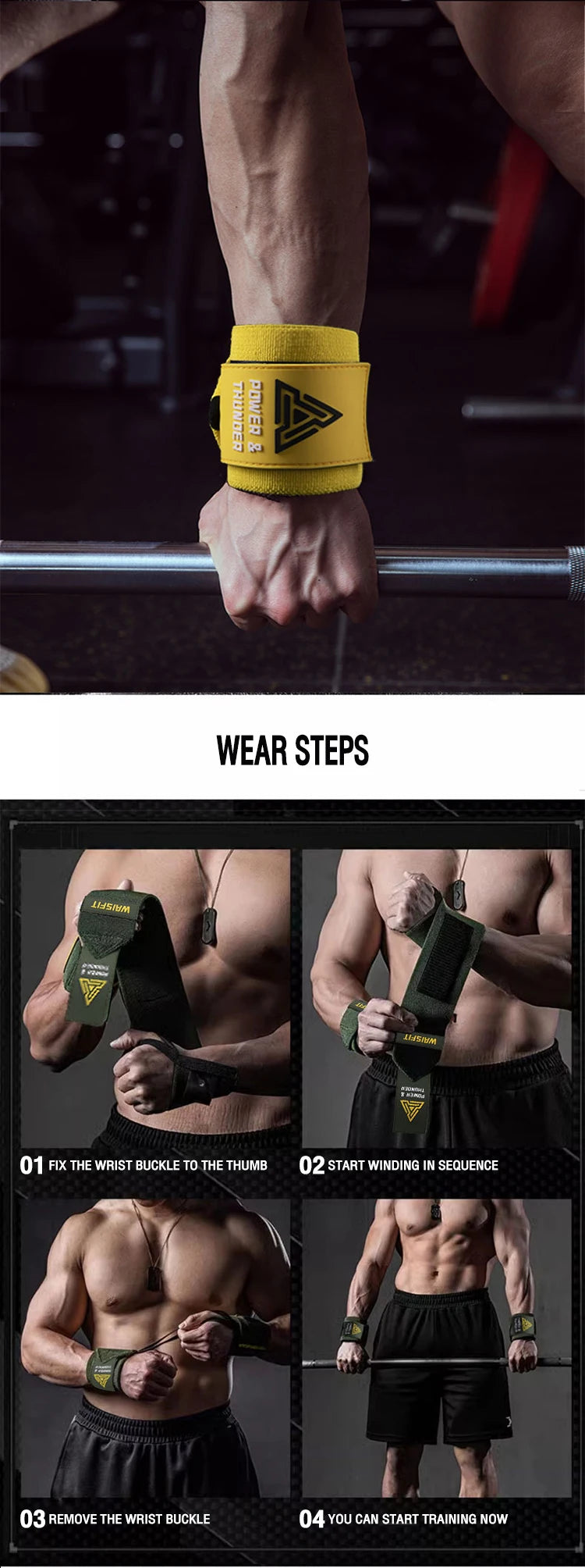 Elite Pro-Support Wrist Wraps | Heavy Lifting Stability