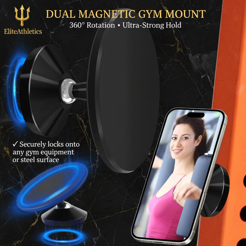 Elite Dual Magnetic Gym Phone Mount