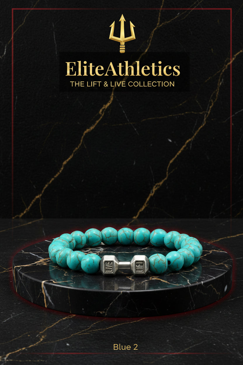 Elite Volcanic Stone Dumbbell Strength Bracelet
