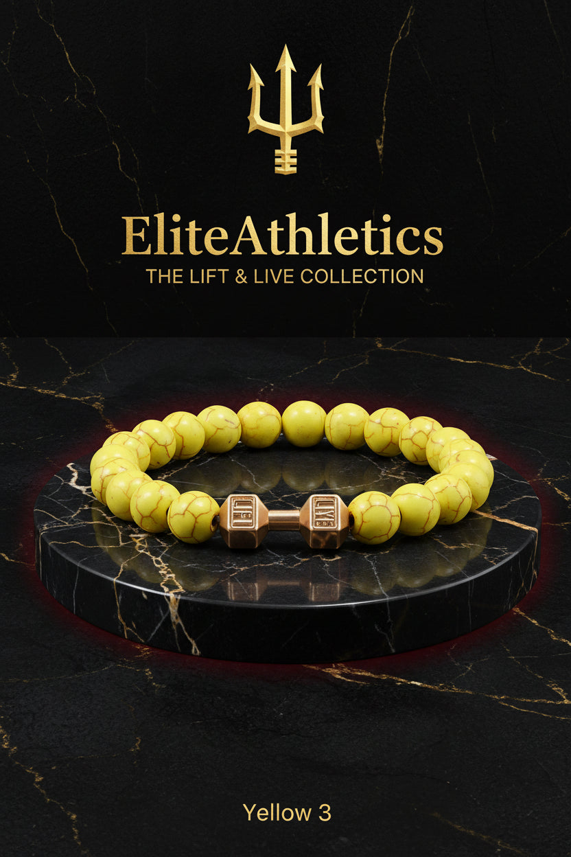Elite Volcanic Stone Dumbbell Strength Bracelet