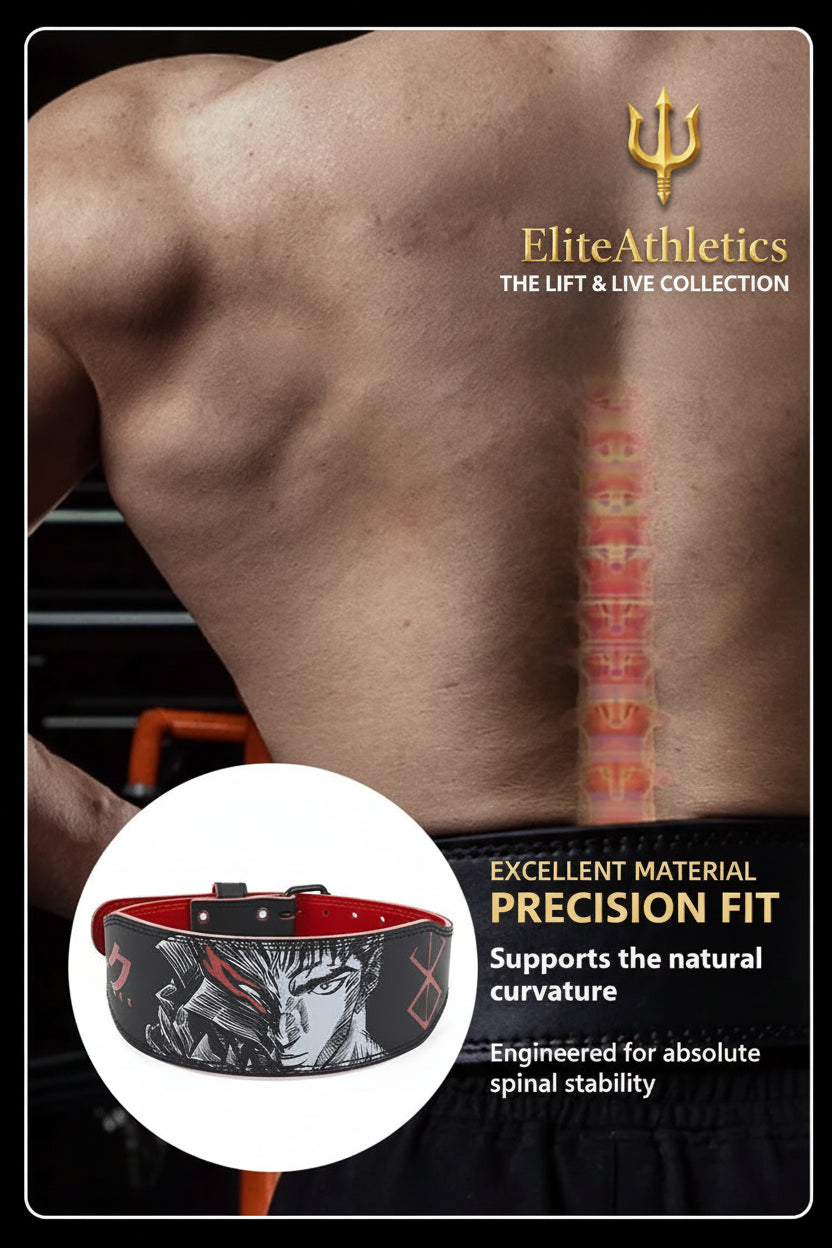 Elite Premium Cowhide Leather Lifting Belt (Fade-Proof Graphic Edition)