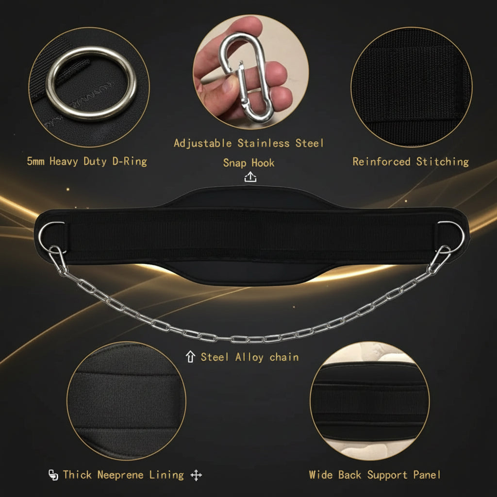 Elite Strength Dip Belt | Break Plateaus & Build Mass