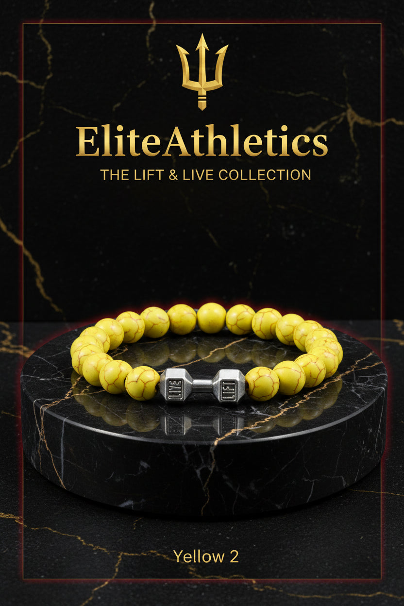 Elite Volcanic Stone Dumbbell Strength Bracelet