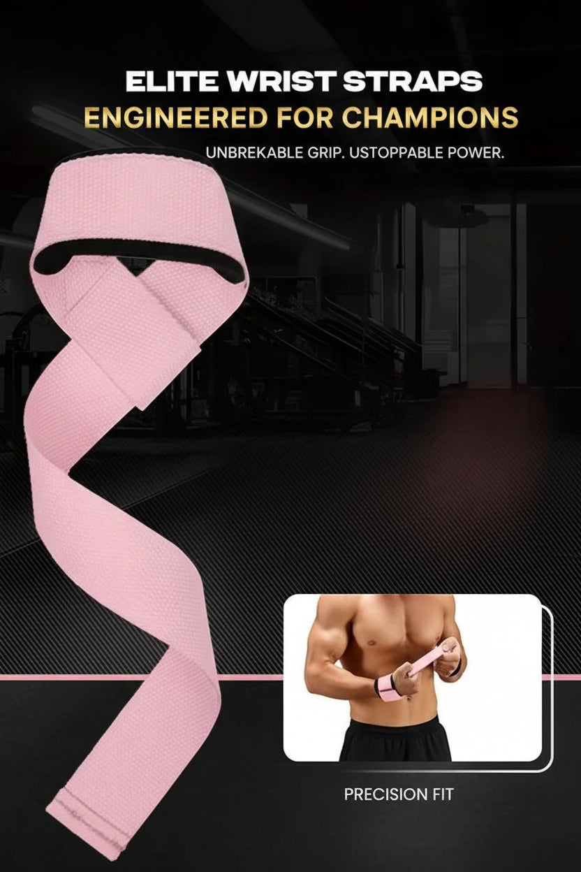 Elite Power-Grip Lifting Straps | Lock Your Lift, Break Your Limits