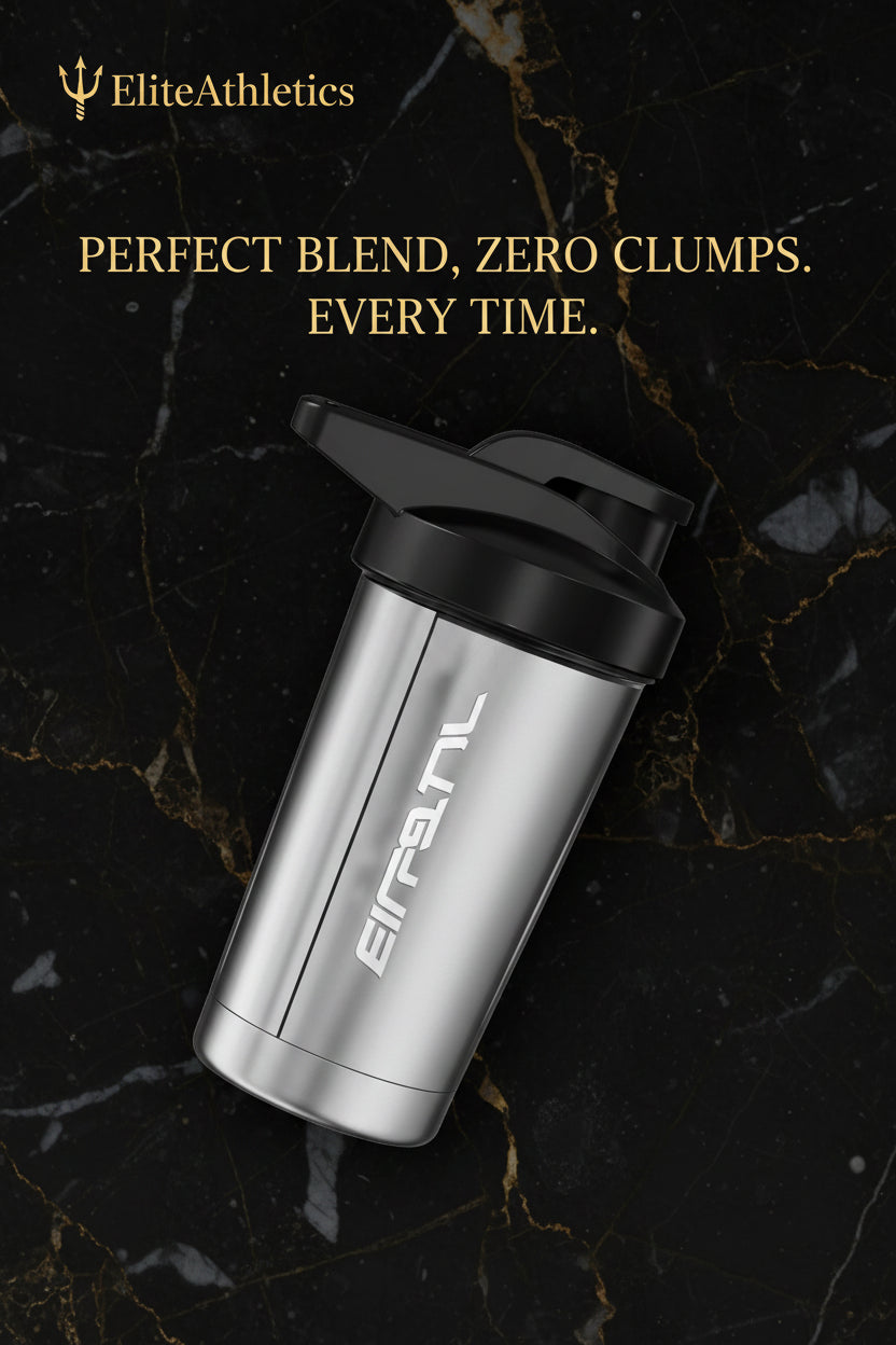 Elite Pro Protein Shaker Bottle | Anti-Clump Mixing Cup & Gym Shaker