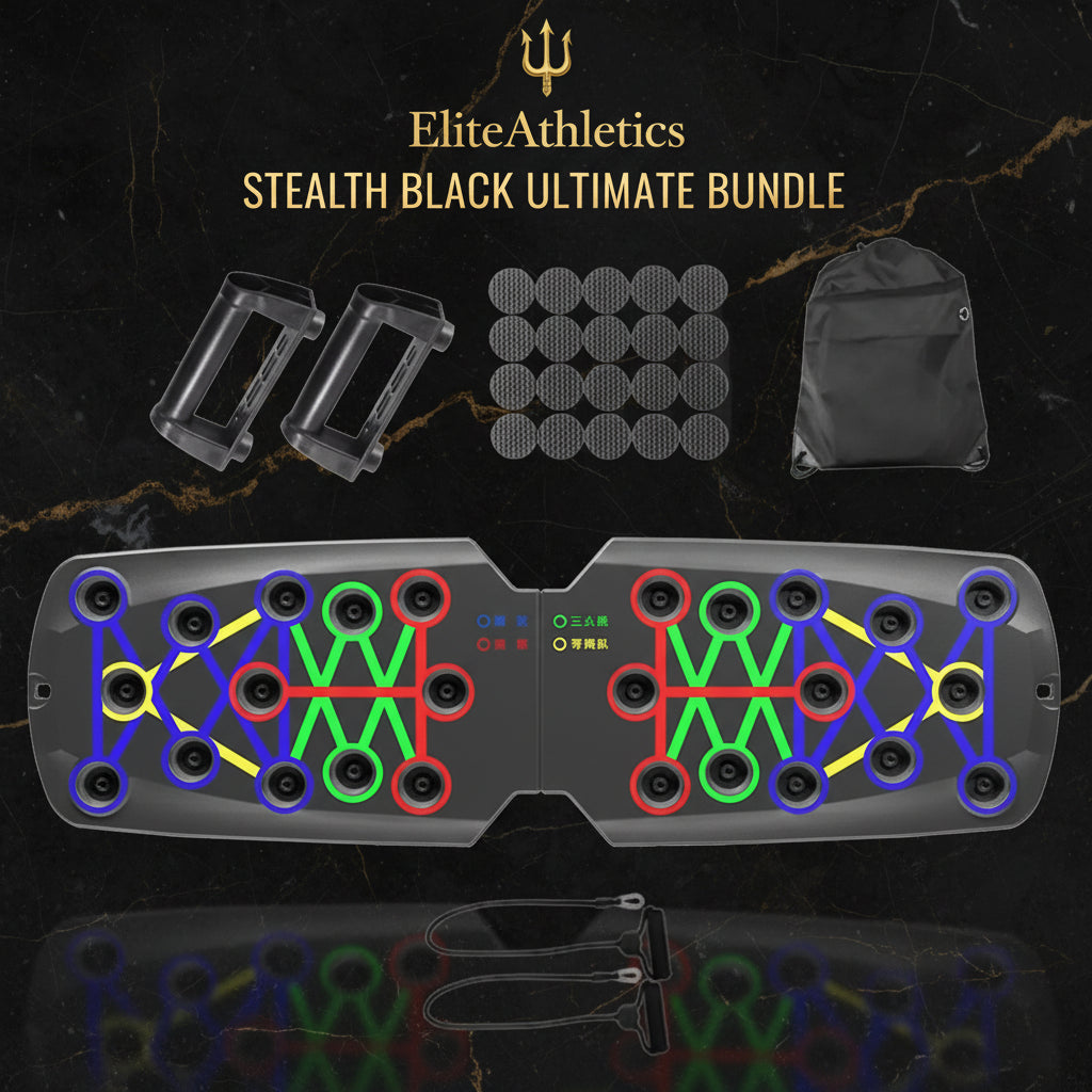 Elite Core-Grip 9-in-1 Pro Push-Up Board | Multi-Function Home Workout System
